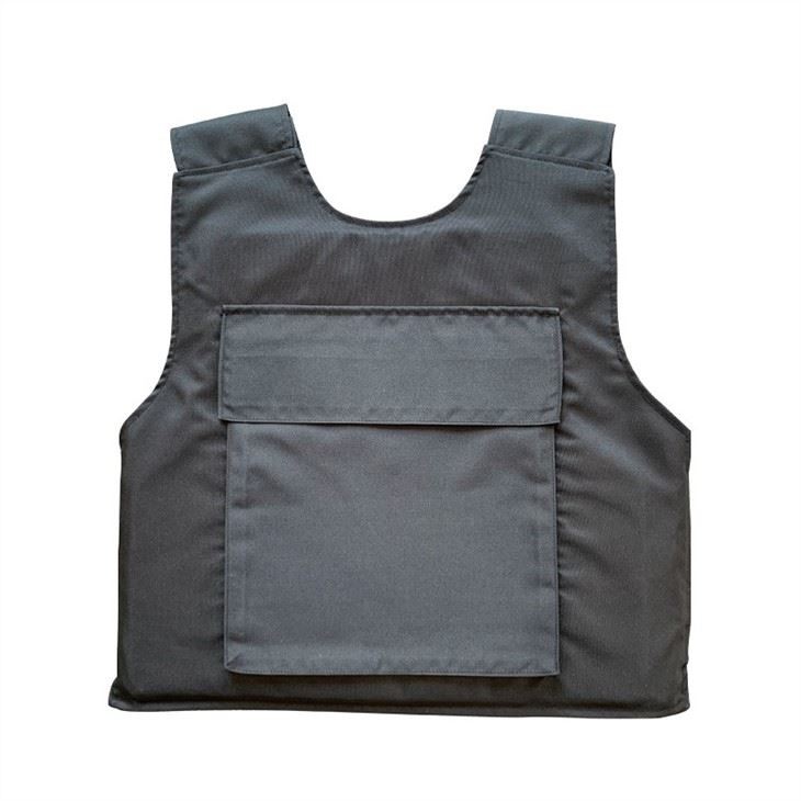 Black Bulletproof Vest