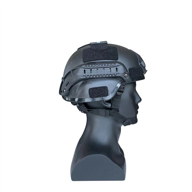 Black Aramid Military Mich Tactical Bullet Proof Helmet For Head Protection