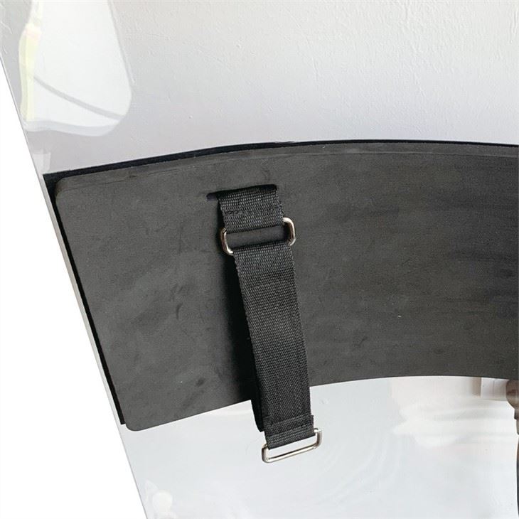 Rectangular Anti Riot Shield Police Military Equipment With PC Material